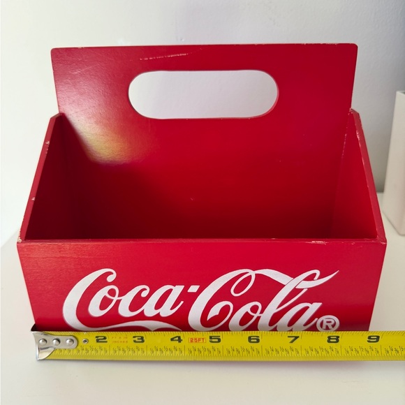 Vintage Coca-Cola Red Storage Box - Picture 5 of 7